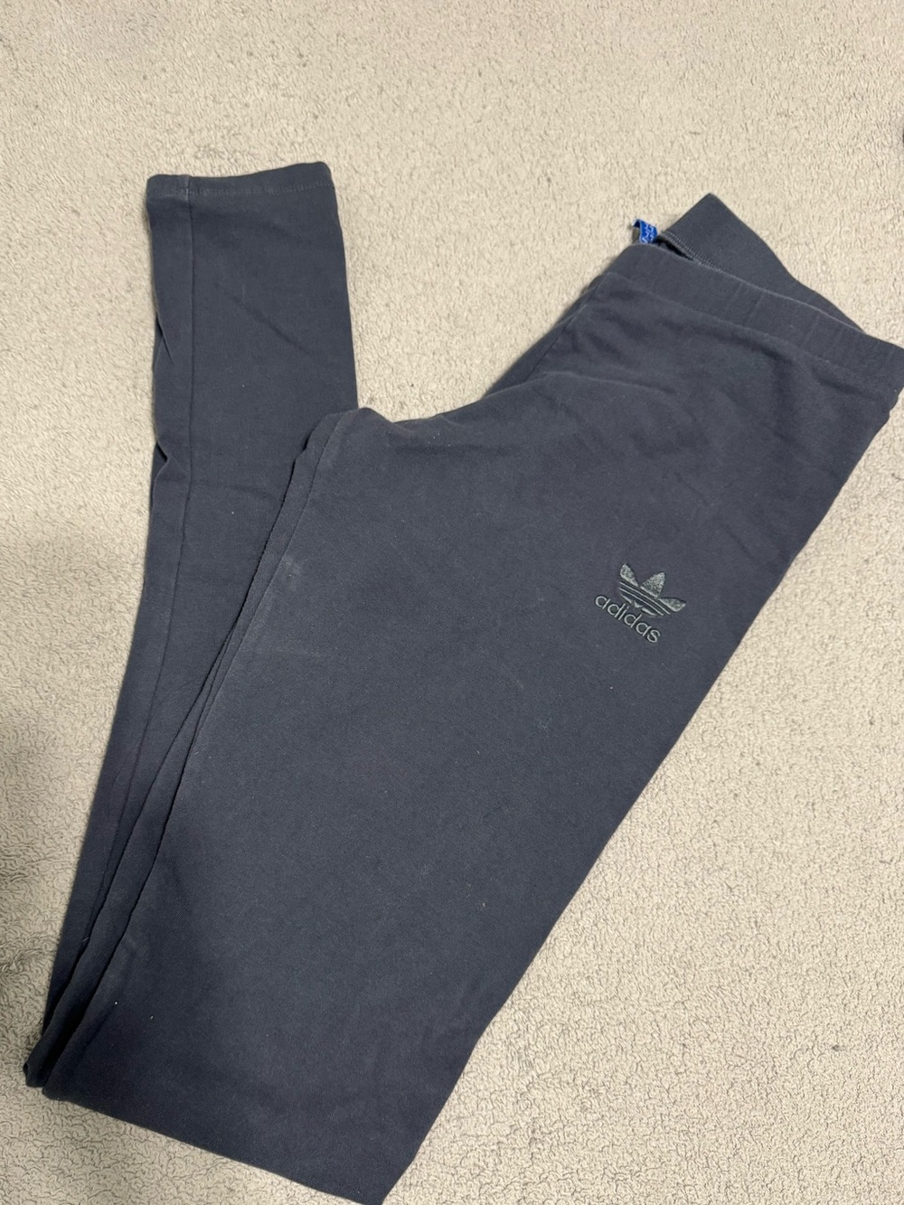 adidas Womens Yoga Fitness Athletic Leggings Gray M